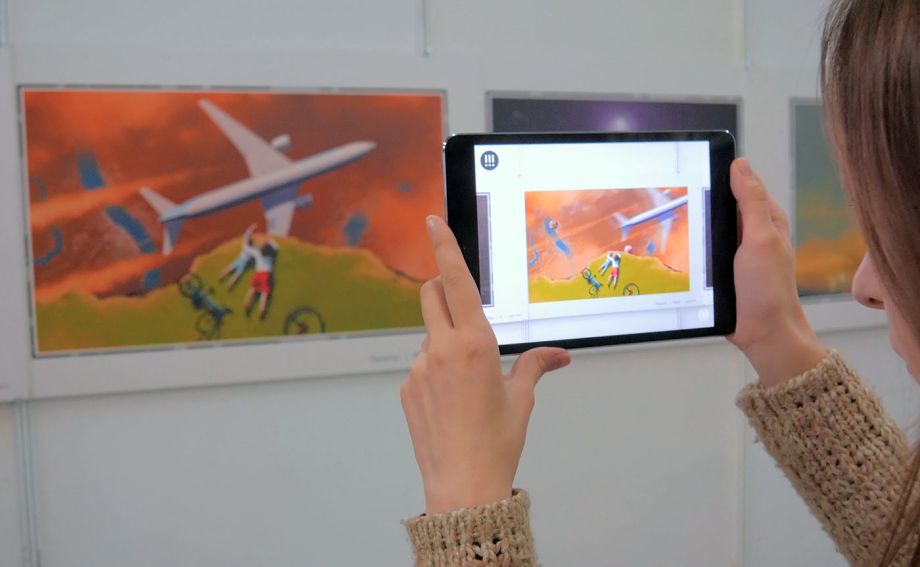 realtà aumentata applicata a mostre fotografiche e opere d'arte