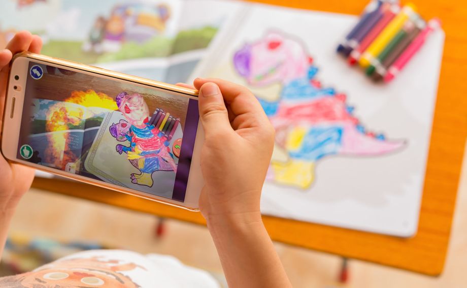 album da disegno per bambini con la realtà aumentata